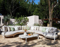 FLEUVE 5-Seater Aluminium & Rope Outdoor Lounge Set – Beige