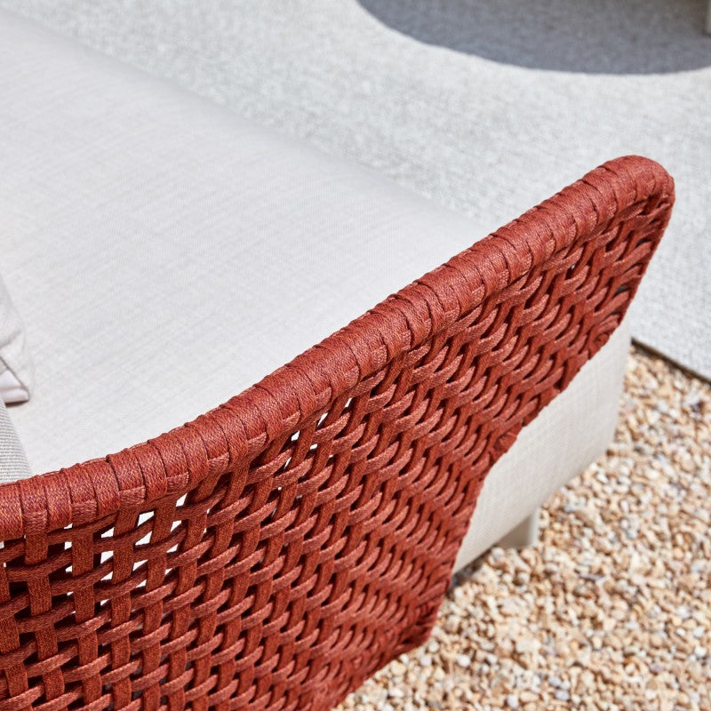 ALMA 7-Seater Outdoor Lounge Chair | Woven Rope · Aluminum Frame